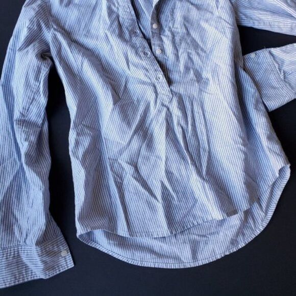 💍J.crew Striped Semi Tunic Shirt 100% cotton - Picture 4 of 8